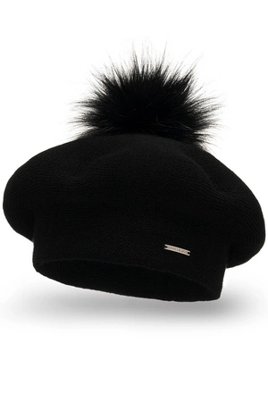 Vivisence 7035 Nakrycie głowy beret, czarny