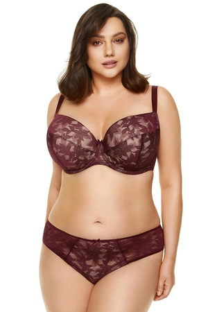 Gorteks Hebe/B4 Biustonosz usztywniany, śliwkowy