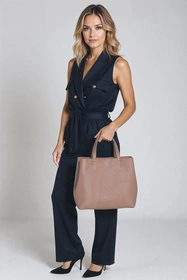 Vivisence T0015 Torebka do ręki, beżowy