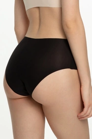 Julimex Mousse Maxi Majtki wysokie figi, czarny