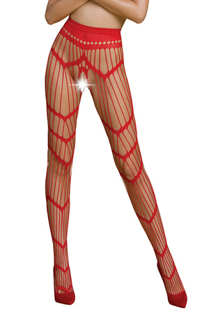 Passion ECO S006 Wyr�b po�czoszniczy po�czochy z pasem, red