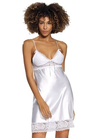 Dkaren Agatha Nocna koszulka, biały