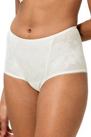 Triumph 10207231 Wild Rose Sensation Maxi Majtki wysokie figi, 00GZ-silk white