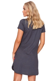 Doctor Nap TCB.4115 Nocna koszula, graphite