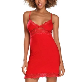 Dkaren Laloni Nocna koszulka, czerwony