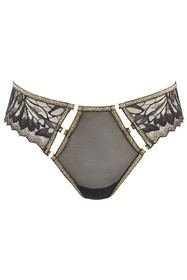 Axami V-10118 Majtki stringi, czarny