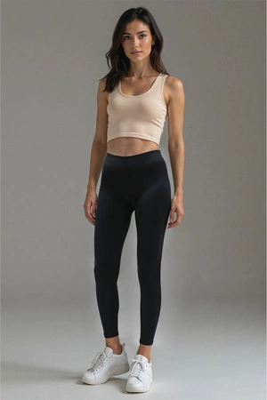 Vivisence 8501 Legginsy klasyczne, czarny