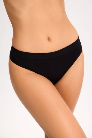 Gaia 011 Basket Majtki stringi, czarny