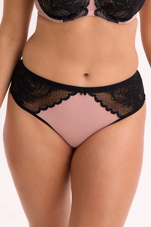 Gaia 1309B Elara Majtki brazyliany, czarno-różowy