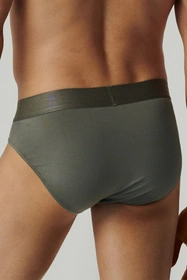 Atlantic MP-1585  Majtki slipy, khaki