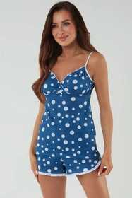 Italian Fashion Ojos ws.r. kr.sp. Nocna piżama, druk/niebieski