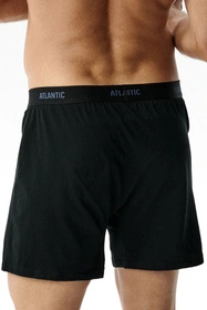 Atlantic 2MBX-0255 2-pack Majtki bokserki, czarny/denim