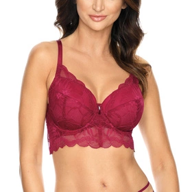 Gorteks Charlize/B4 Biustonosz usztywniany, bordowy