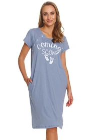 Doctor Nap TCB.7459 Nocna koszula, sky blue