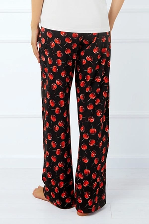 Italian Fashion Cherry dł.sp. Spodnie dres, druk/czarny