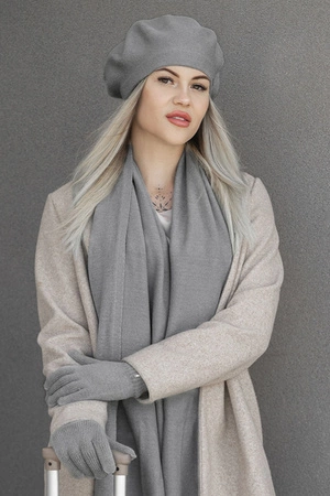 Vivisence 7202 Rękawiczki dzianinowe, jasnoszary