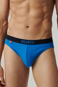 Atlantic 5SMP-004 5-pack Majtki slipy, zielony/granat/niebieski/indygo/ciemnoniebieski