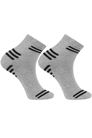Moraj CSM180-043 Skarpety za kostk�, light grey melange