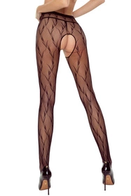 Passion TiOpen 036 Wyrób pończoszniczy rajstopy, black