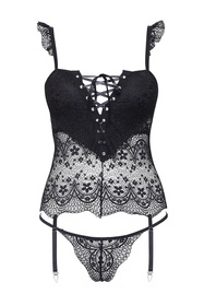 Beauty Night Alena corset BN6682 Gorset sexy, black