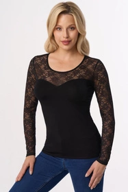 Babell Meredith Koszulka z długim rękawem, czarny