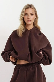 Dkaren DK-K-B27 Komplet bluza+spodnie, czekolada