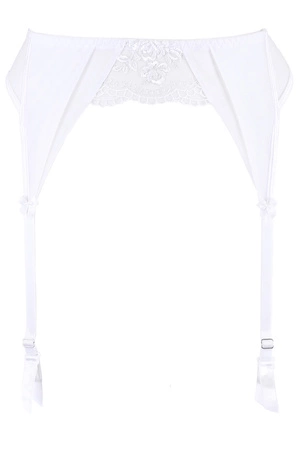 Axami V-10212 Pas do pończoch wysoki, biały