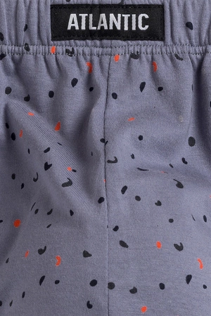 Atlantic 3MP-165 3-pak Majtki slipy, grafit/indygo/granat