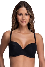 Ava 1263 Biustonosz usztywniany, czarny