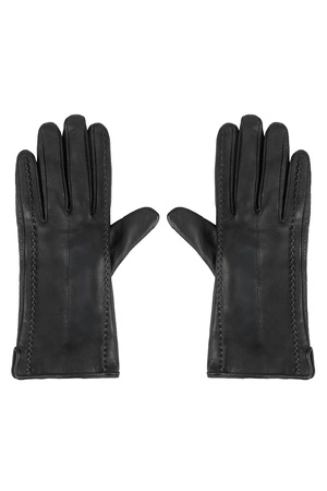 Vivisence 7209 Rękawiczki skórzane, black