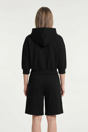 Vivisence 9210kmpl Komplet szorty + bluza, czarny