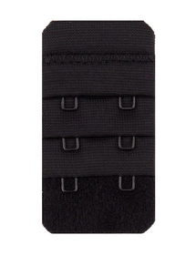 Julimex BA-03 2-rzędowy Akcesoria do biustonosza przedłużacz obwodu, czarny