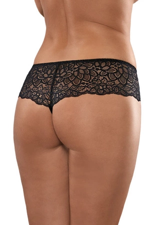 Babell BBl 142 Majtki stringi, czarny