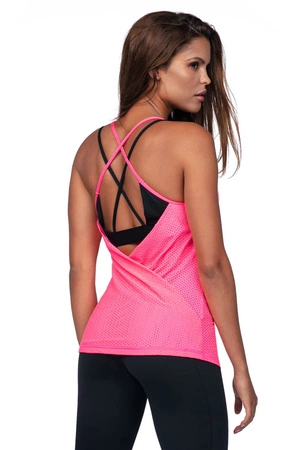 Reviver L5159/0 Top fitness, neonowy róż