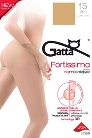 Gatta Fortissima 15 Wyrób pończoszniczy rajstopy, visone