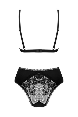 Obsessive Maderris teddy Body sexy, czarny