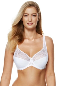 Gorteks Scarlet/B3 Biustonosz półusztywniany, biały