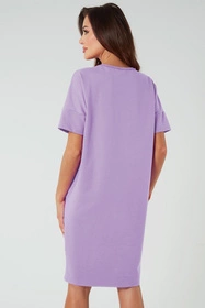 Italian Fashion Stella kr.r. Sukienka homewear, lila