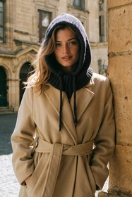 Vivisence 70110Kmpl Komplet kaptur+rękawiczki, czarny