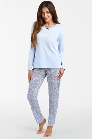 Italian Fashion Salli dł.r. dł.sp. Nocna piżama, niebieski/druk