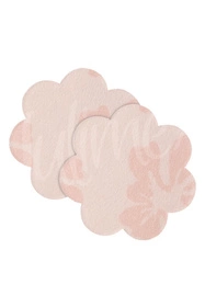 Julimex PS-04 lekkie osłonki na brodawki kwiatki Akcesoria do biustonosza osłonki, biały