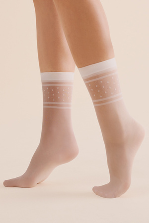 Gabriella Nebi code 1198 Wyr�b po�czoszniczy skarpetki, beige