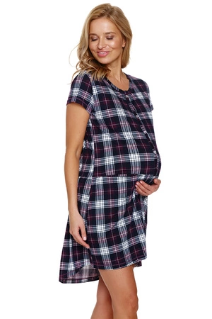 Doctor Nap TCB.9444 Nocna koszula, burgundy