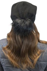 Vivisence 70105Kmpl Komplet czapka+komin, czarny