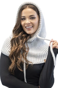 Vivisence 70102 Nakrycie głowy kaptur, jasnoszary