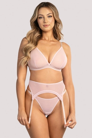 Unikat Mia Pas do pończoch niski, róż-beż