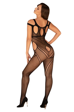 Obsessive G322 bodystocking Body bodystocking, czarny
