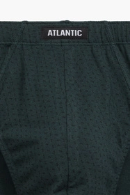 Atlantic 3MP-179 3-pak Majtki slipy, szmaragdowy/czarny/szary