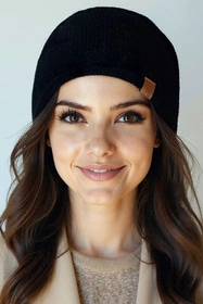 Vivisence 70115 Nakrycie głowy czapka, czarny