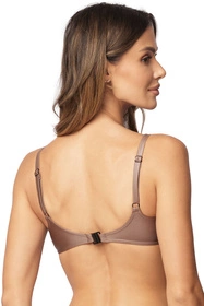 Vivisence 3222 Kostium kąpielowy biustonosz push-up, brązowy połysk